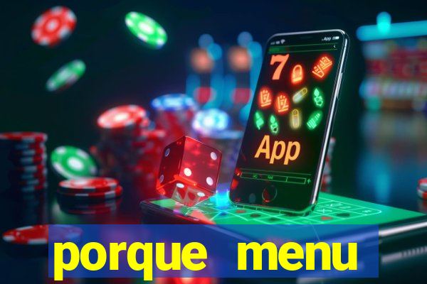 porque menu selvagem acabou